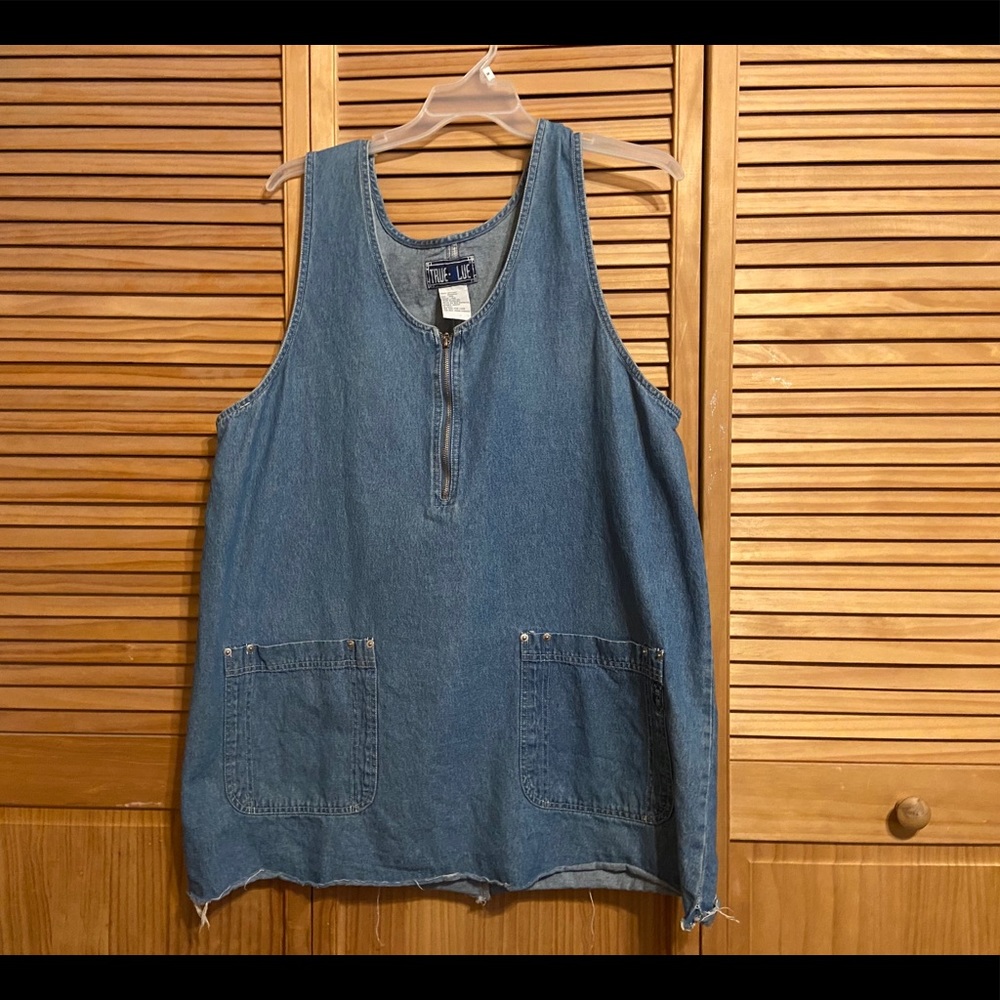 Plus Size Vintage Overall Dress